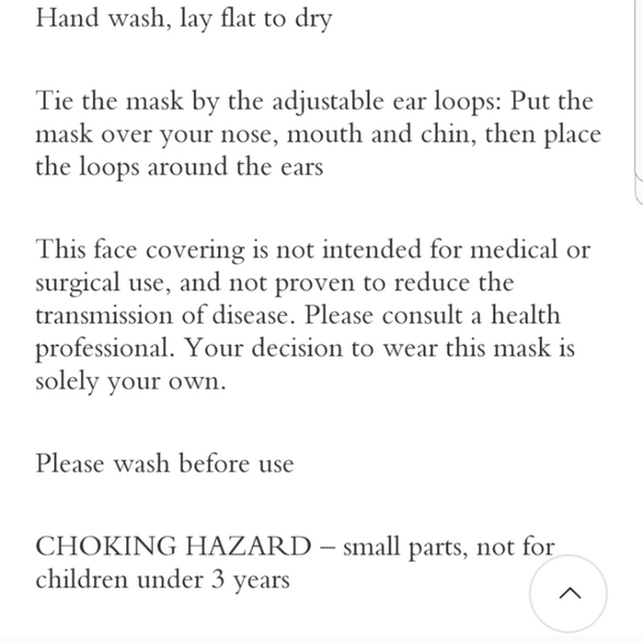 COACH FACE MASK - Picture 7 of 7